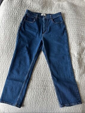 Abercrombie & Fitch Ankle Straight Ultra High Rise, Curve Love, 29 Short